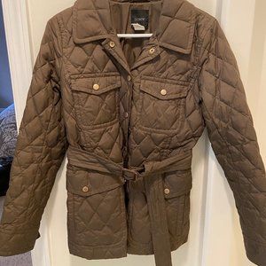 J. Crew Women's Quilted Coat Size S